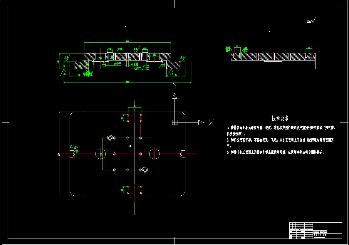减速机箱体镗孔夹具（CAD图+SW三维）