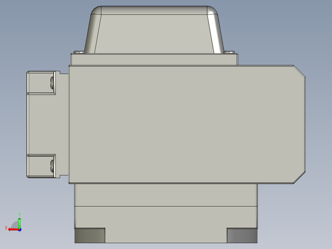 电动阀执行器后视图