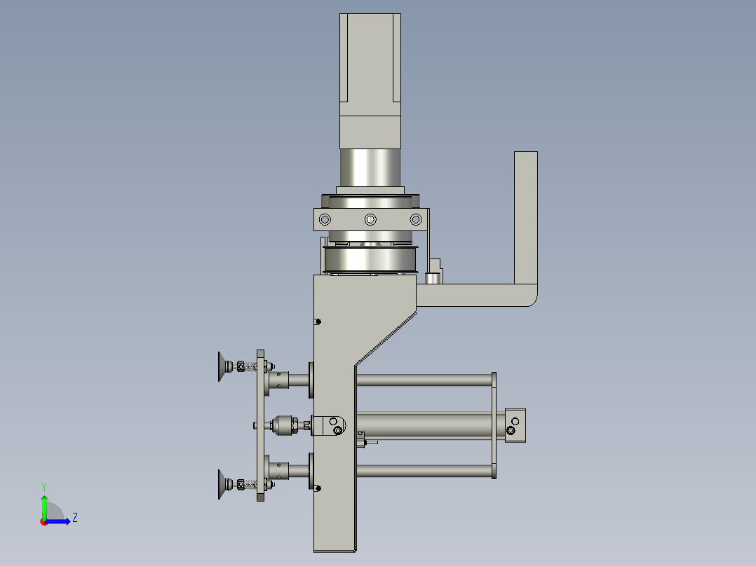 装配-取料抓手-取料左视图