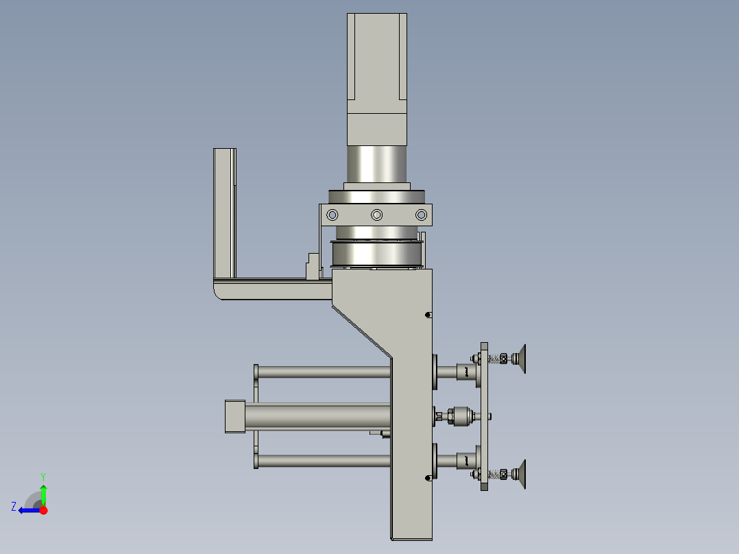 装配-取料抓手-取料右视图