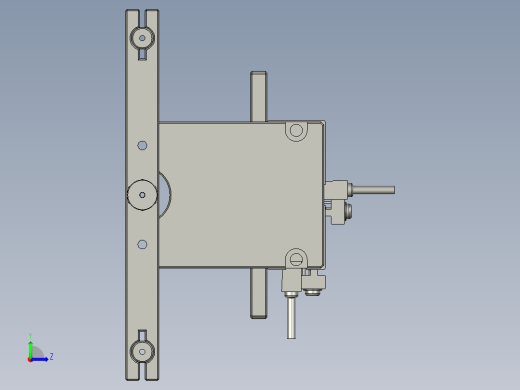 废料模组左视缩略图