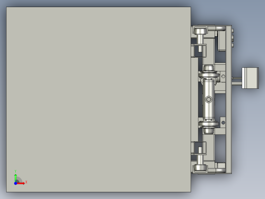 模具装卸手推搬运车小型叉车前视缩略图