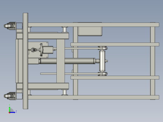 模具装卸手推搬运车小型叉车左视缩略图
