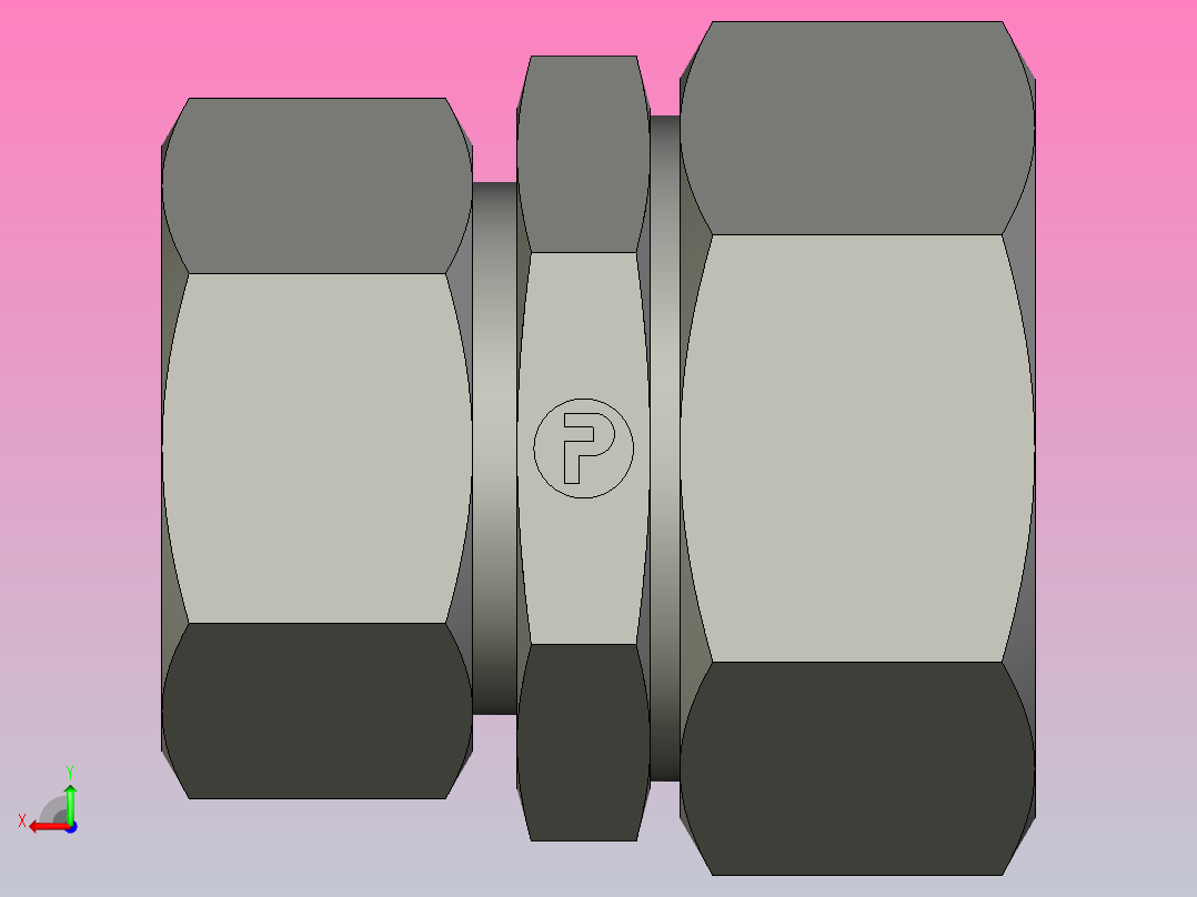 EO直减速机GR35 28L71.igs后视图