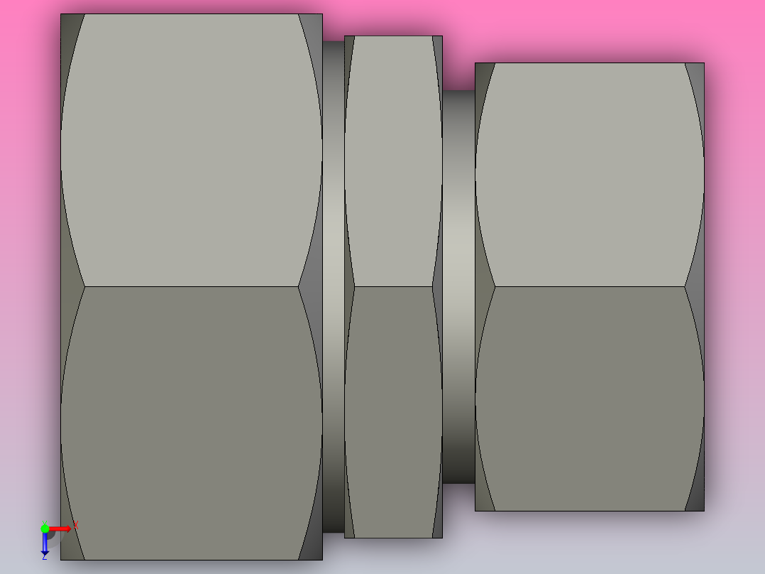 EO直减速机GR35 28L71.igs俯视图