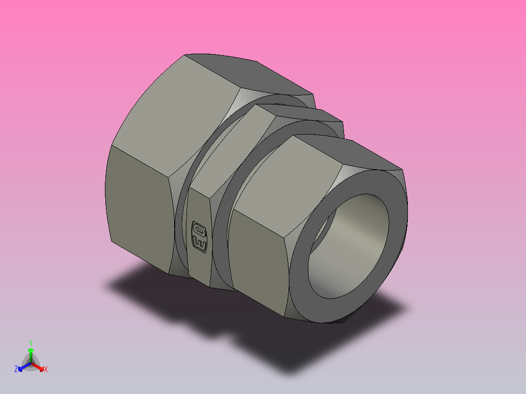 EO直减速机GR35 28L71.igs正等轴测图