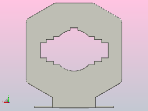 NLH1-100电流互感器三维模型202012后视缩略图