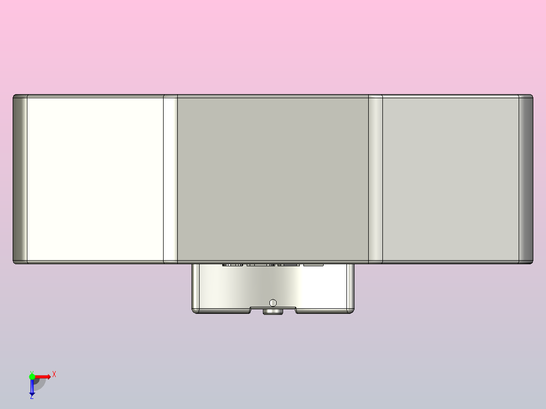 NLH1-100电流互感器三维模型202012俯视图