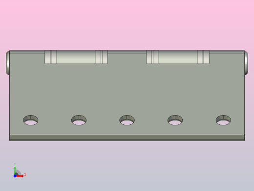 滚珠轴承门铰链合页前视缩略图