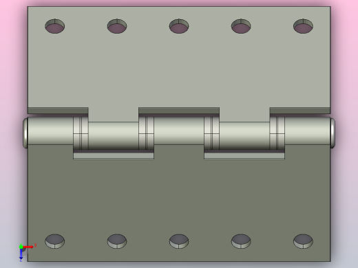 滚珠轴承门铰链合页俯视缩略图