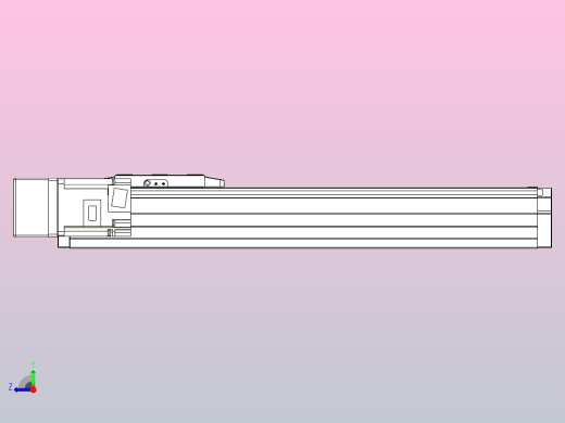 滚珠丝杠直线轴内置导轨TPA-GCR-80-1610C-L300-ML-M20-N3右视缩略图