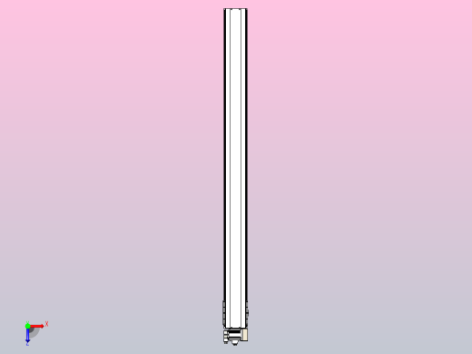 皮带直线轴半封闭可选导轨TPA-HNB-220D-176-L2600-RU-C-P1K-N3俯视缩略图