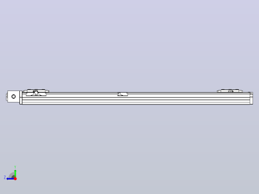 皮带直线轴双滑块型TPA-GCBS-80-P60-L425-DR-M20-N3右视缩略图