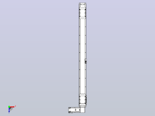 皮带直线轴双滑块型TPA-GCBS-80-P60-L425-DR-M20-N3俯视缩略图