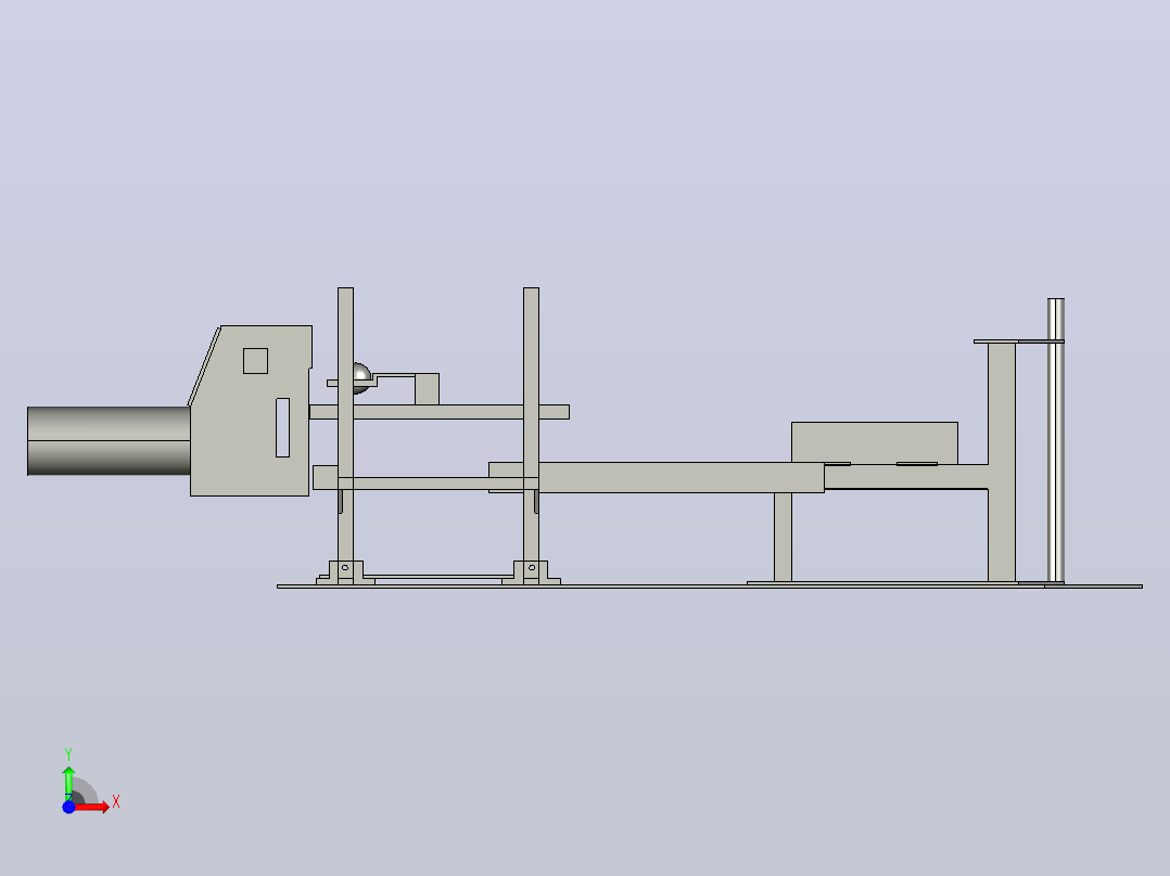 台球机前视图