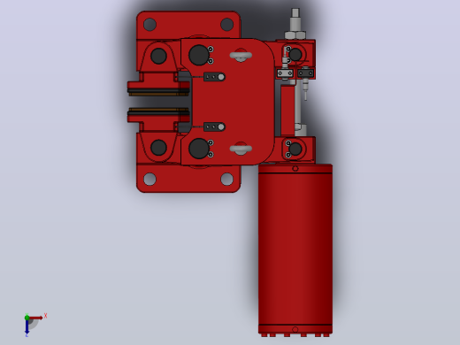 SBD-C安全制动器_SBD365-C-2000×40ⅠRL.WL.CL俯视缩略图