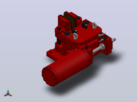 SBD-C安全制动器_SBD365-C-2000×40ⅠRL.WL.CL正等轴测缩略图