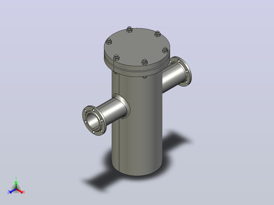 SD16C 篮式过滤器[40]主视图