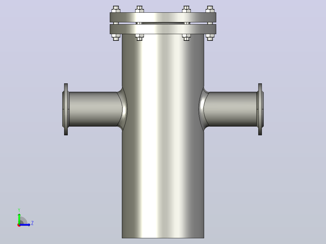 SD16C 篮式过滤器[40]左视图