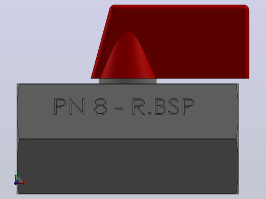 PN-08 - DN.1-4 -微型球阀小球阀前视缩略图