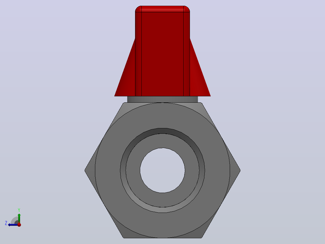 PN-08 - DN.1-4 -微型球阀小球阀右视图