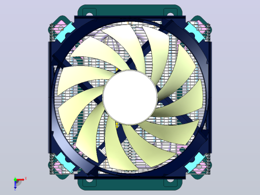 Cryorig C7铜CPU冷却器俯视缩略图