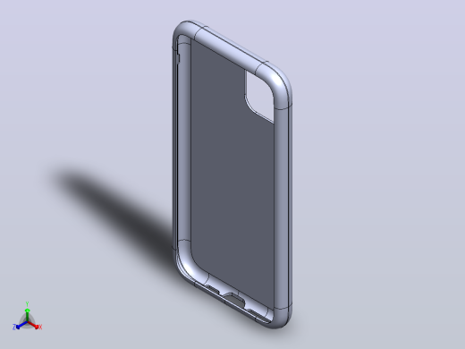 Phone+11+Pro圆角手机壳正等轴测缩略图