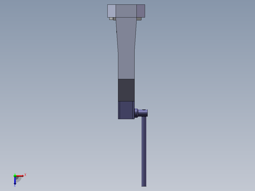压销机工装俯视图