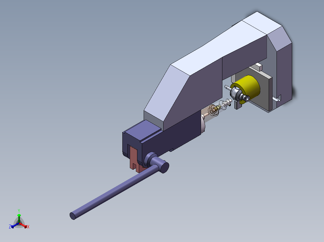 压销机工装正等轴测图