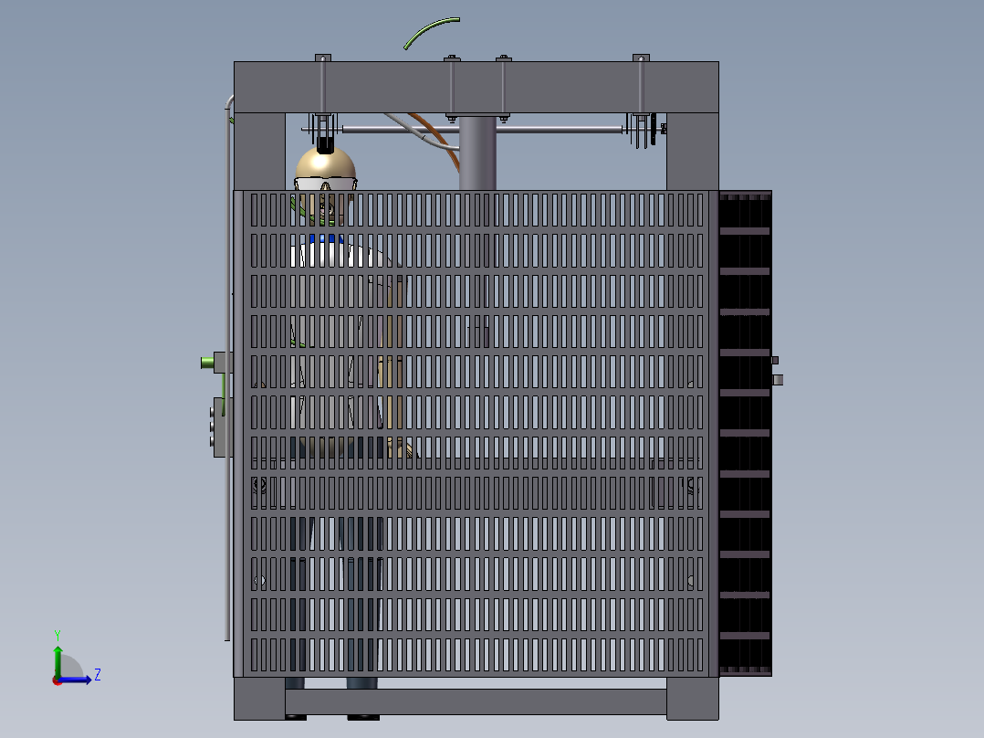 油压机设备左视图
