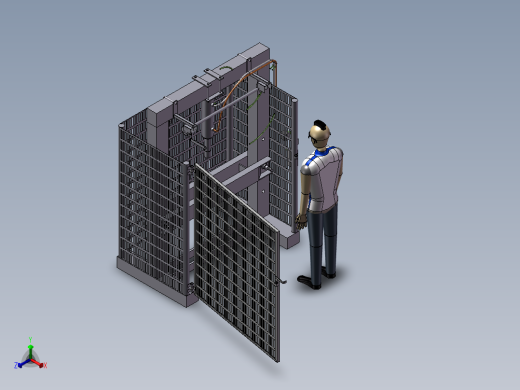 油压机设备正等轴测缩略图