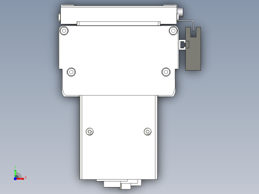 Toyo东佑达直线模组-ECH12-350-BM-400W+煞車前视缩略图