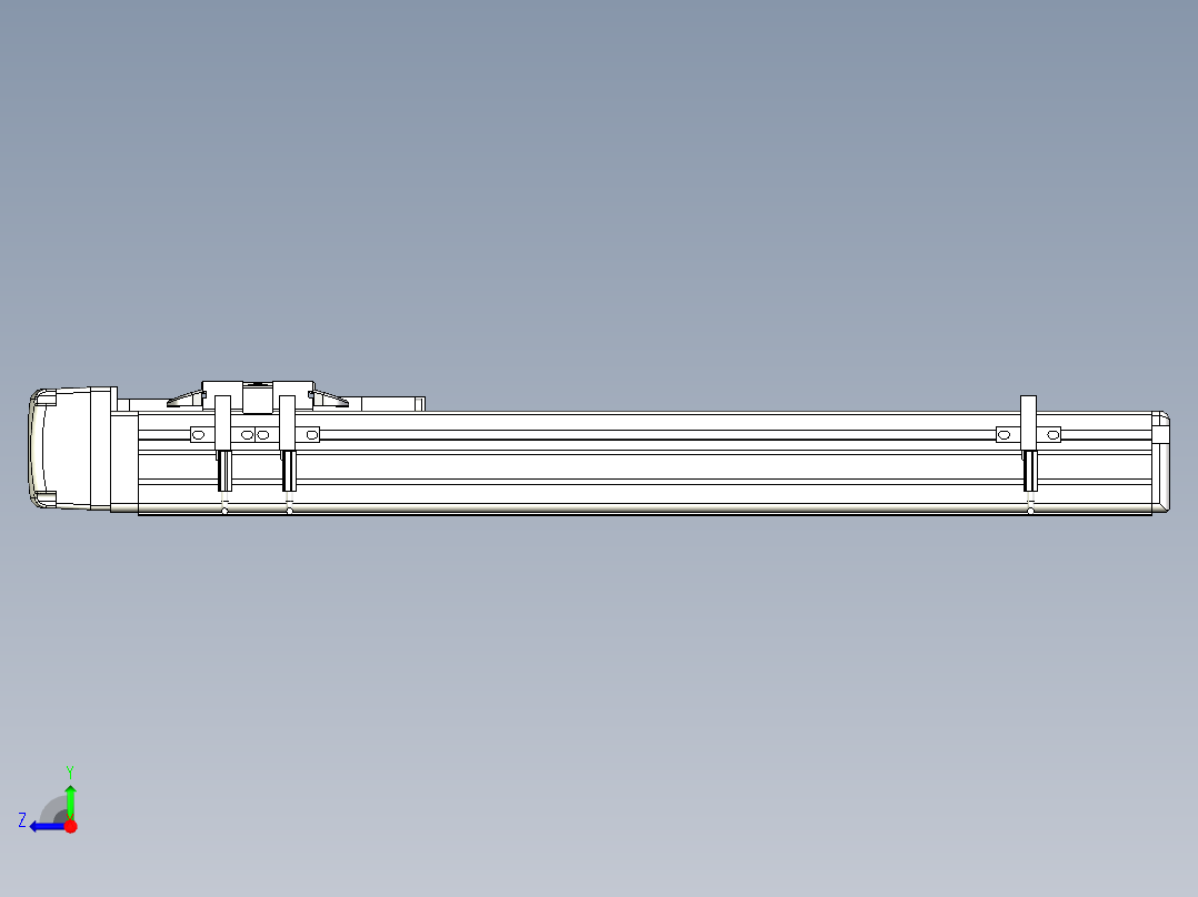 Toyo东佑达直线模组-ETH5M-BR-300-M10B右视图