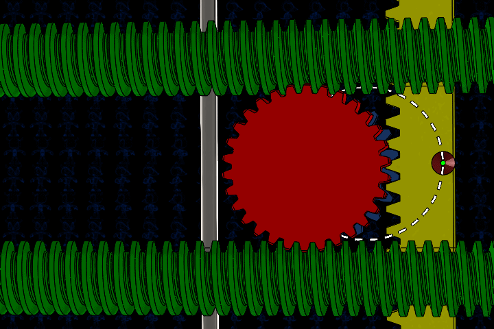 蜗轮蜗杆XY工作台机构3D数模图纸 Solidworks设计 附多种格式