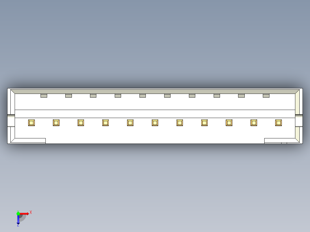 JST-B11B-PH-K-S俯视图