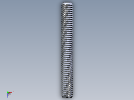 UNC 平头紧定螺钉-UNC SET SCREW 0.375 x3.000.STEP俯视缩略图