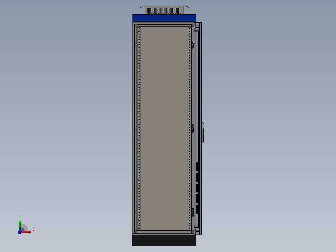 网络机柜3前视图