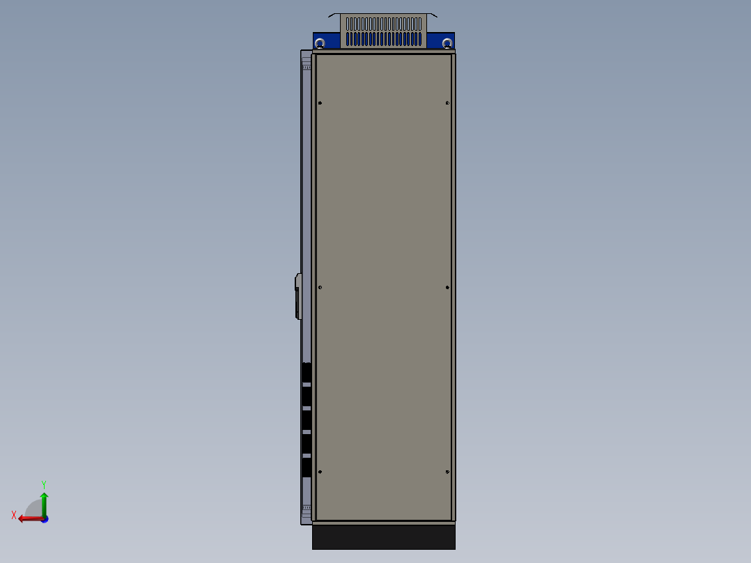 网络机柜3后视图