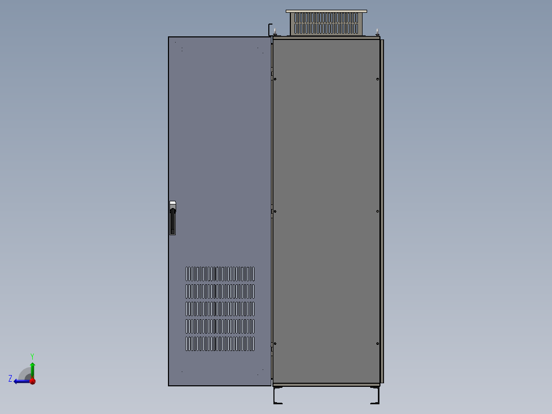 网络机柜3右视图