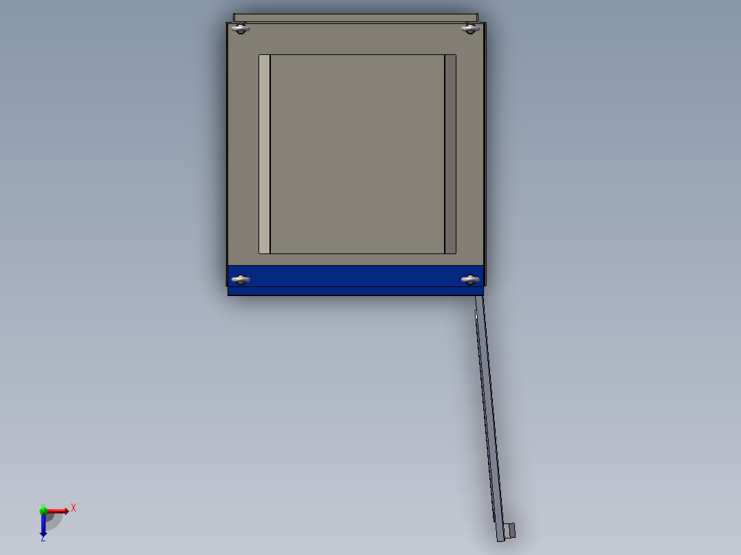 网络机柜3俯视图