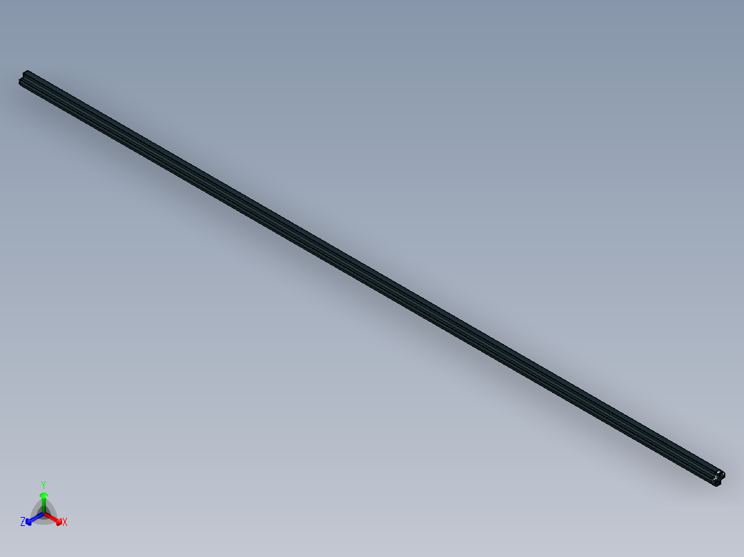 乐高机械组车桥-50450 Black Technic Axle 32.IGS正等轴测图