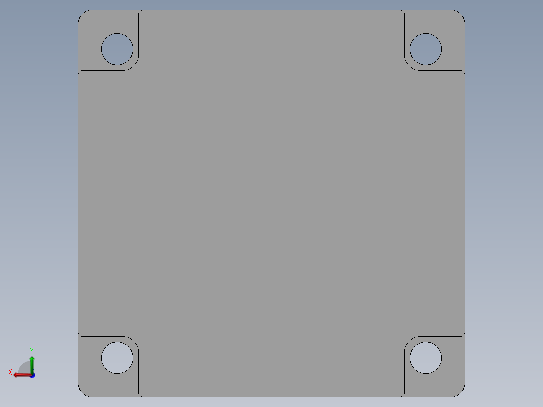 直线模组LHA22-马达750W设计图纸后视图