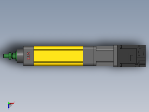 电动缸MES40-D-200W俯视缩略图