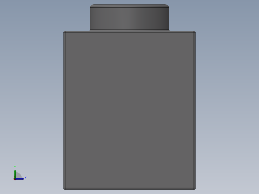 乐高机械组积木（横梁）-4211466 - 3894 Medium Stone Grey Technic Brick 1 x 6 with Holes左视缩略图