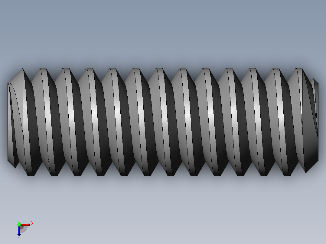 DIN 913-ISO 4026 固定螺钉-M1.4 L=4.SLDPRT俯视图