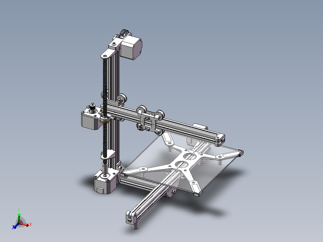 悬臂式3d打印机三维 564431