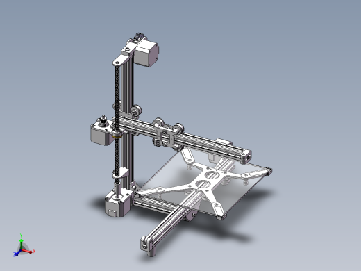悬臂式3d打印机三维 564431