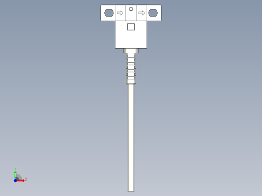 槽型光电传感器LU671_3D前视缩略图