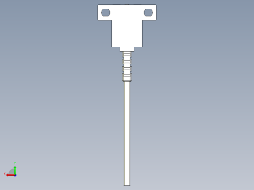 槽型光电传感器LU671_3D后视缩略图