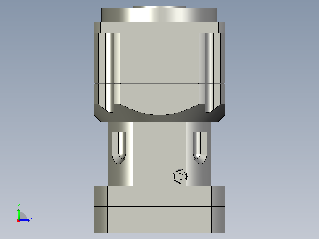 斜齿孔PGH180T-L2 42-114.3-200-M12 LR120 KCZ50.STEP左视图